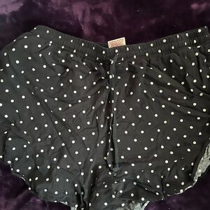 Black Polka Dot Shorts